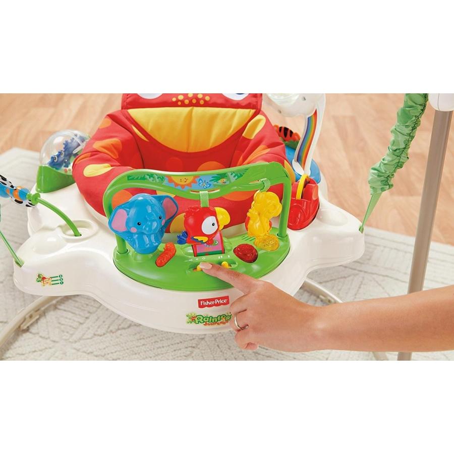 Fisher Price フィッシャープライス レインフォレスト ジャンパルー 赤ちゃん ベビー 室内遊具 運動 折り畳める ポータブル おもちゃ 58345 アカムスyahoo 店 通販 Yahoo ショッピング