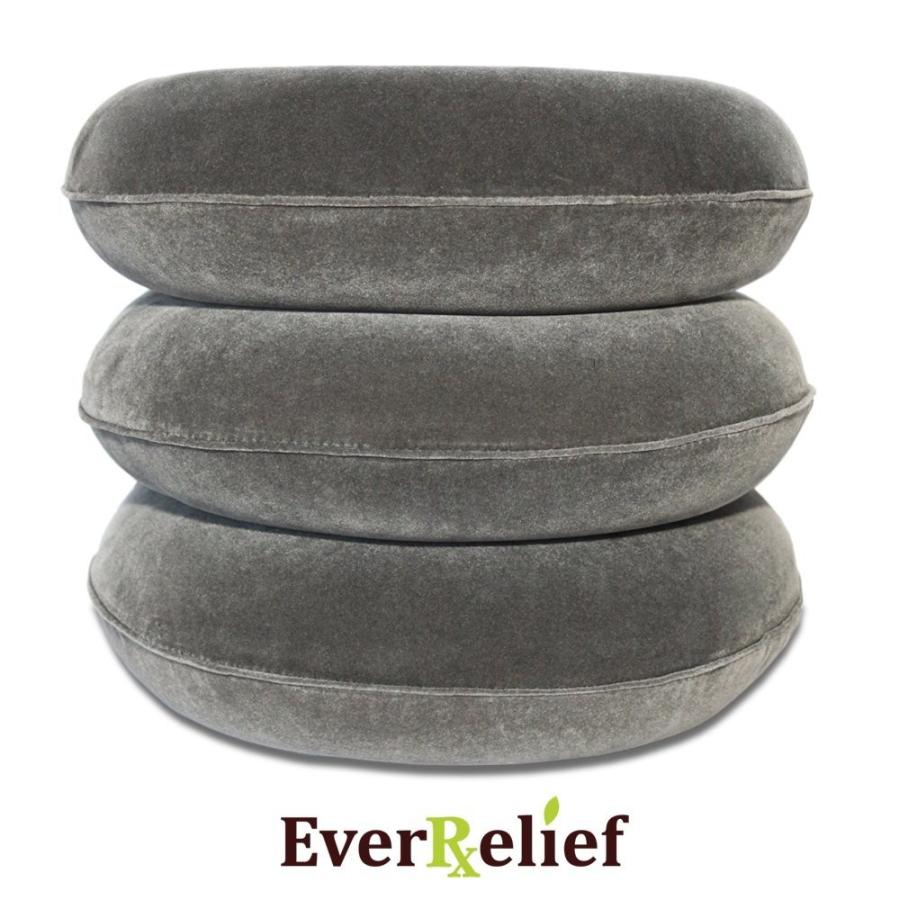 Everrelief 首 クッション ポンプ 牽引 ネック ストレッチャー リラックス ストレッチ 頸椎 姿勢矯正 健康 グッズ 父の日 ギフト 560 アカムスyahoo 店 通販 Yahoo ショッピング