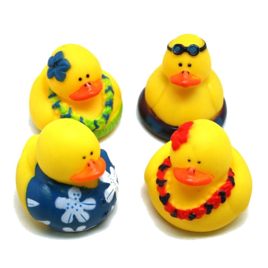 ルアウ アヒル ラバー ダック トロピカル ハワイ 飾り おもちゃ 子供 お 呂 12個セット アカムスyahoo 店 通販 Yahoo ショッピング