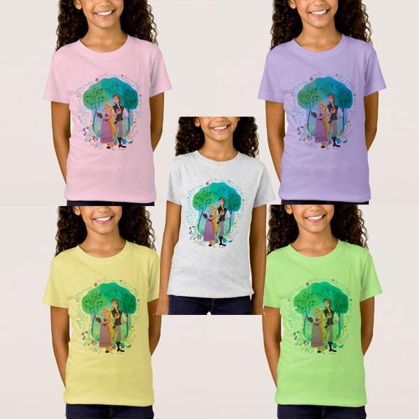 ディズニー ガールズ ファイン ジャージー Tシャツ ラプンツェル 592 アカムスyahoo 店 通販 Yahoo ショッピング