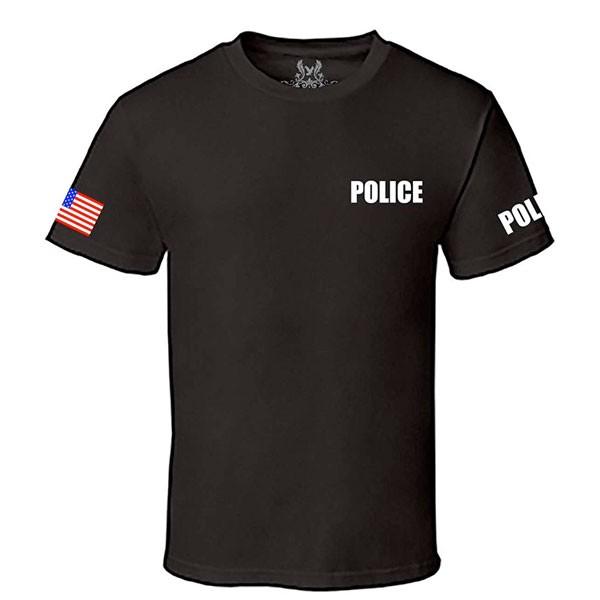 【お得】 ポリス グラフィック メンズ Tシャツ POLICE 綿100％ 半袖