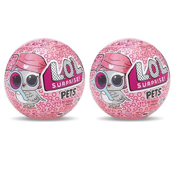 L.O.L. サプライズ！ ペット シリーズ４ クリスマス プレゼント 誕生日 ギフト おもちゃ 人形 lolサプライズ 2個セット