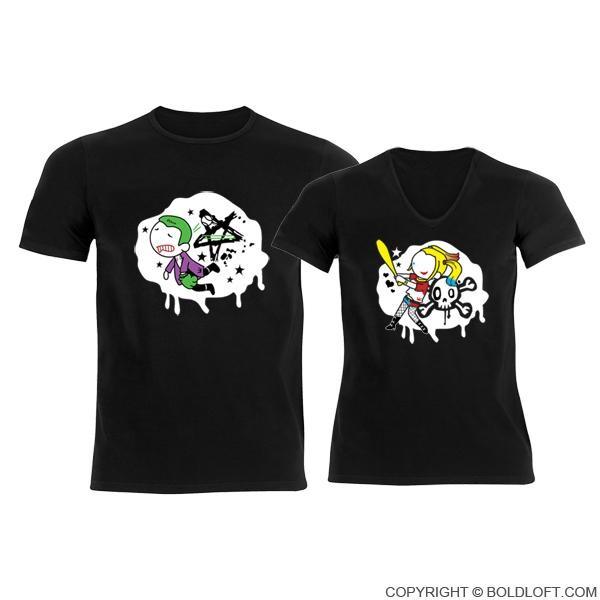 代引き手数料無料 ペアルック カップル ブランド Tシャツ クレイジーペア ブラック かわいい お揃い カップル バレンタイン New限定品 Southpointbd Com