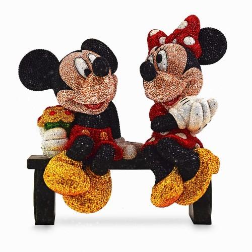 ミッキー マウス ミニー マウス 限定版 フィギュア インテリア 飾り スワロフスキー ストーン 626 アカムスyahoo 店 通販 Yahoo ショッピング