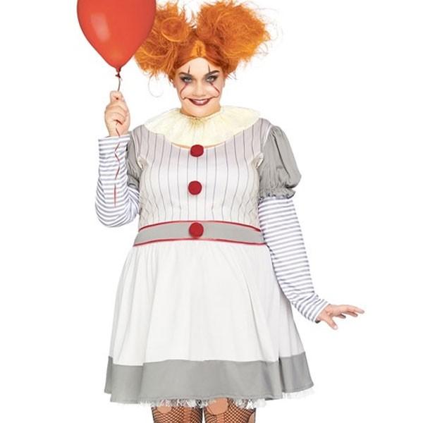 衣装 女性用 サーカス サーカス 女性用 パーティー コスプレ It イット ピエロ 大人 ペニーワイズ ハロウィン コスチューム 映画 ペニーワイズ アカムス店