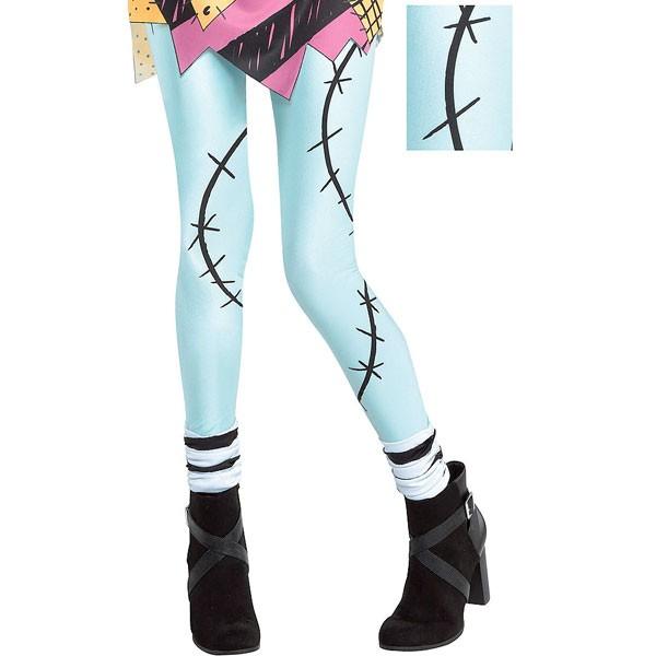 ディズニー ハロウィン ファッション ナイトメアビフォアクリスマス サリー レギンス 女性 レギンス ハロウィン アカムス店