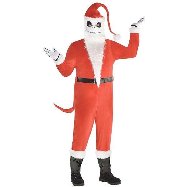 ディズニー ナイトメアビフォアクリスマス ハロウィンなどコスプレ パーティグッズ専門店アカムス ナイトメア サンディクローズ 大人 サンタ 衣装 サンタ 大きい アカムス店 海外正規品 の