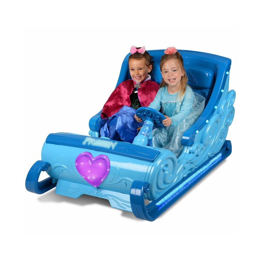 アナと雪の女王 グッズ そり エルサ＆アナ 電動 乗用 玩具 パワードライドオン 乗りもの 【バッテリーなし】