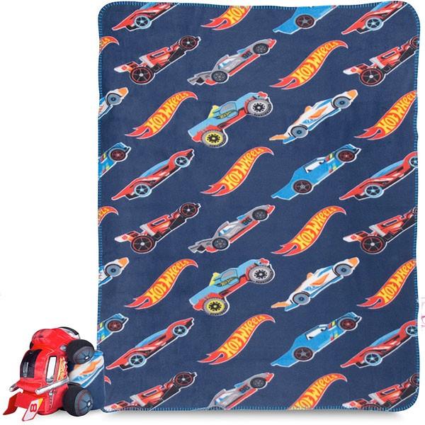 毛布 保育園 子供 ぬいぐるみ付き ブランケット 車 ホットウィール HOT WHEELS 66533アカムスYahoo!店 通販 Yahoo!ショッピング