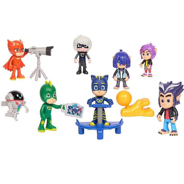 輝く高品質な パジャマスク おもちゃ フィギュア １４個セット しゅつどう キャットボーイ ゲッコー アウレット ルナ 男の子 女の子 子供 幼児 新規購入 Missbargainhuntress Com