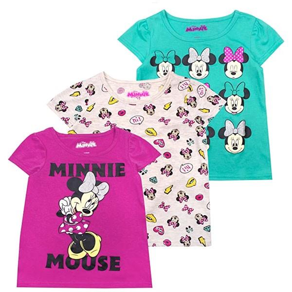 ミニー Tシャツ ３枚セット キッズ 子供 ディズニー ミニー マウス グリーン他 Www Unipymes Com
