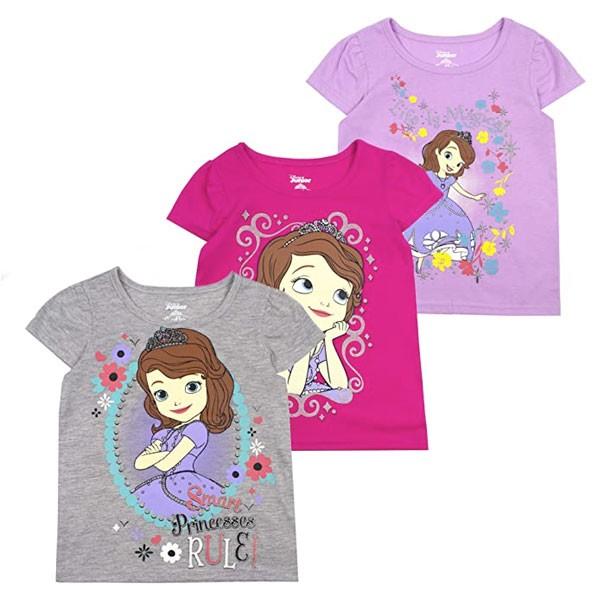ちいさなプリンセス ソフィア Tシャツ ３枚セット キッズ 子供 ディズニー プリンセス Freddiegeorges Com