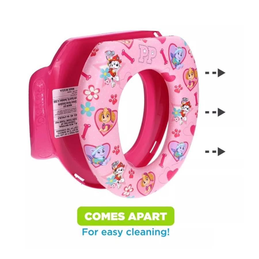 くらしを楽しむアイテム おまる 補助便座 パウパトロール トイレ トレーニング シート ニコロデオン キャラクター ピンク Materialworldblog Com