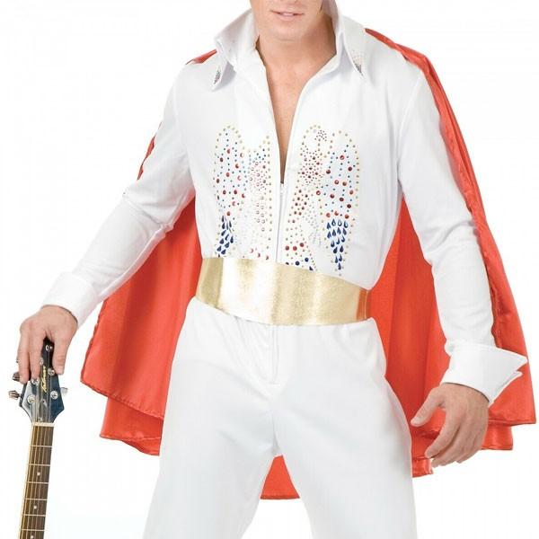 エルビスプレスリー 大人用 衣装 コスチューム サングラス セット コスプレ 60年代 ロックンロール 仮装 グッズ エルビスプレスリー 大人用 サングラス