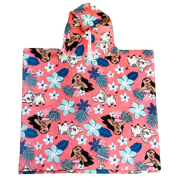 21年春夏再販 モアナ グッズ タオル フード付き ビーチタオル ディズニー ガール モアナと伝説の海 日本公式品 Nepalbreweries Com