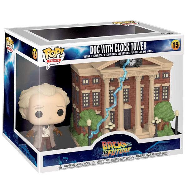 バックトゥザフューチャー フィギュア ファンコ ポップ！ ドク ＆ 時計台 