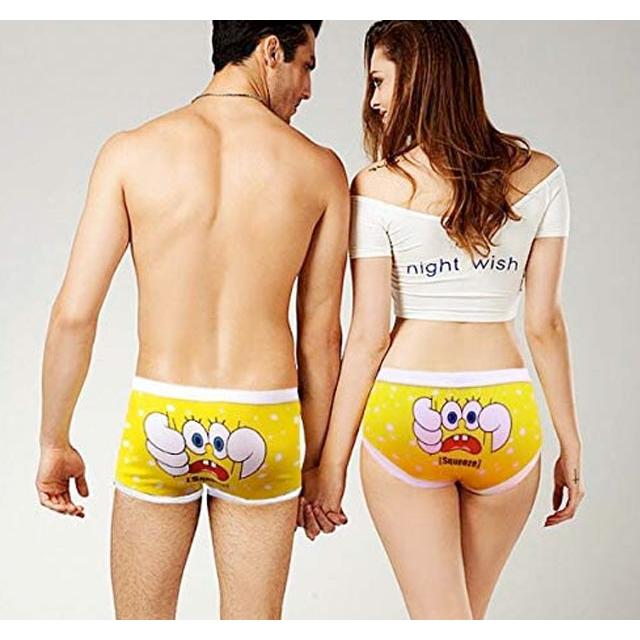 スポンジボブ グッズ 下着 カップル ペア ショーツ ブリーフ プレゼント ギフト アンダーウェア 604 アカムスyahoo 店 通販 Yahoo ショッピング