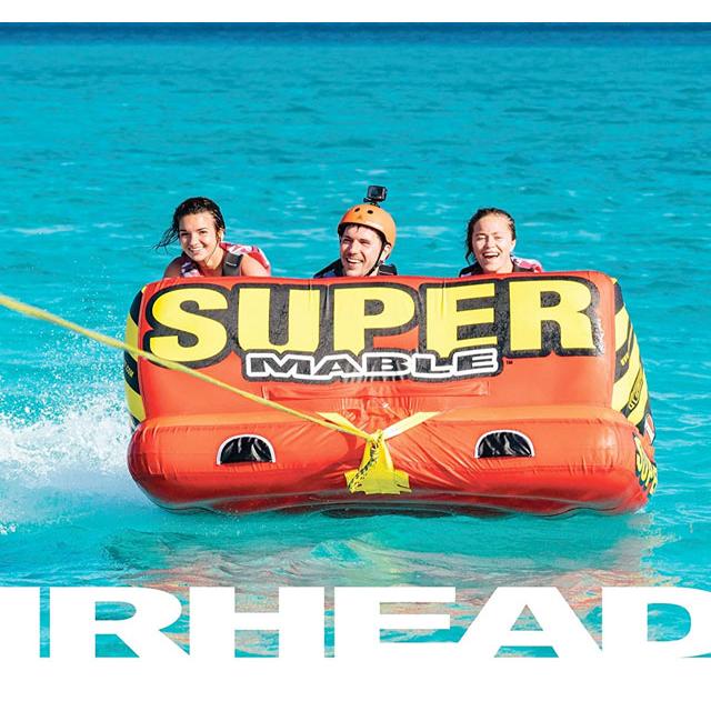 トーイングチューブ ボート 3人乗りバナナボード マリン ジェットスキー スポーツ AIRHEAD 水遊び AIRHEAD エアーヘッド THRONE スローン トーイングチューブ バナナボート 浮き輪 3人乗り