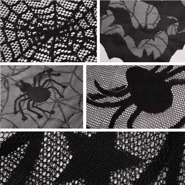 ハロウィン 飾り クモの巣 スパイダー デコレーションセット ５種｜acomes｜05