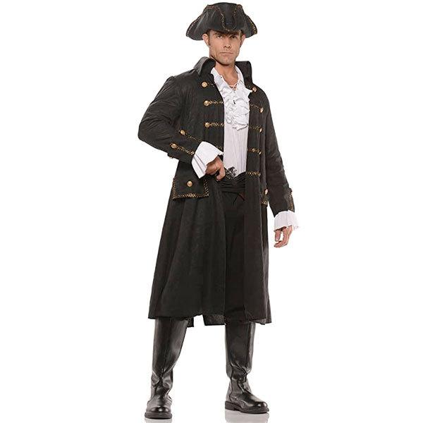 税込 送料無料 海賊 コスプレ パイレーツ 大人用 コスチューム 衣装 仮装 ハロウィン パーティ 男性 キャプテン ダークウォーター Materialworldblog Com