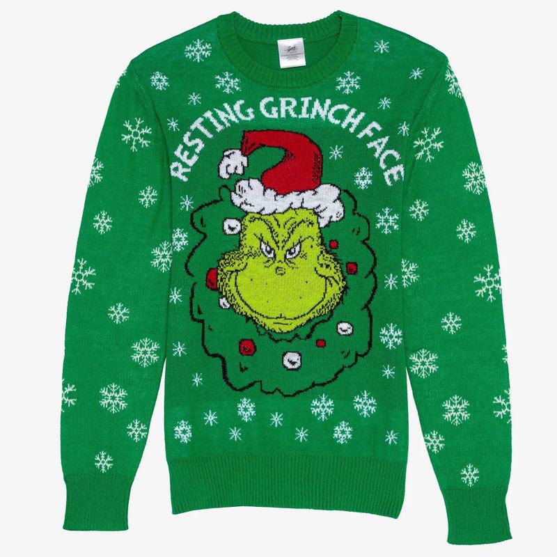 アグリーセーター クリスマス ドクター スース 男性 メンズ ニット 大人 セーター パーティー ダサい 可愛い キャラクター Dr Seuss アカムスyahoo 店 通販 Yahoo ショッピング