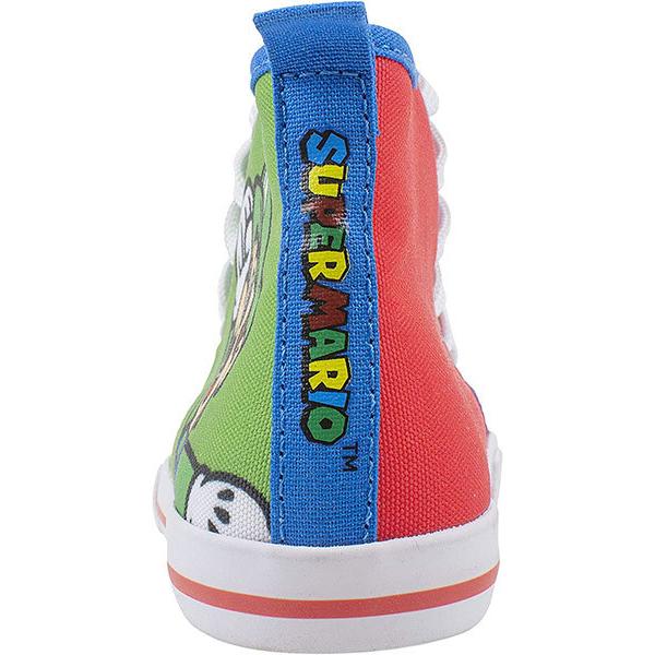 スニーカー キッズ 子供靴 スーパーマリオ マリオ ルイージ ヨッシー ハイカットスニーカー レースアップシューズ 男の子 誕生日 クリスマス プレゼント 704 アカムスyahoo 店 通販 Yahoo ショッピング