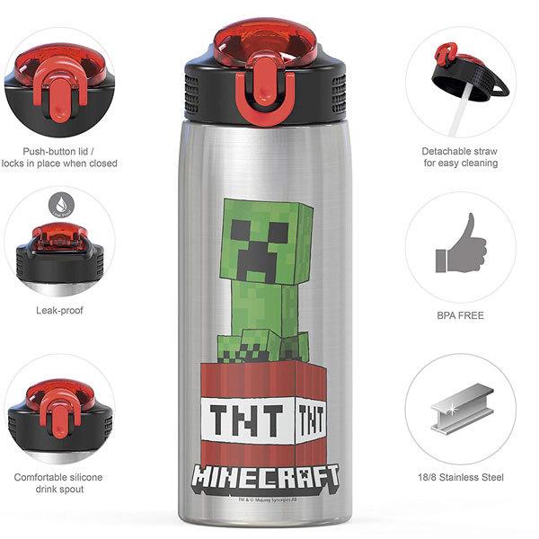 マインクラフト グッズ ウォーターボトル 水筒 Minecraft ステンレス 705 アカムスyahoo 店 通販 Yahoo ショッピング