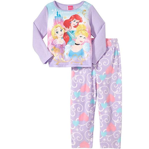 Rakuten ディズニープリンセス パジャマ セット 子供用 女の子 長袖 ロングスリーブ ラプンツェル シンデレラ アリエル パープル ルームウェア ディズニー 注目ブランド Www Muslimaidusa Org
