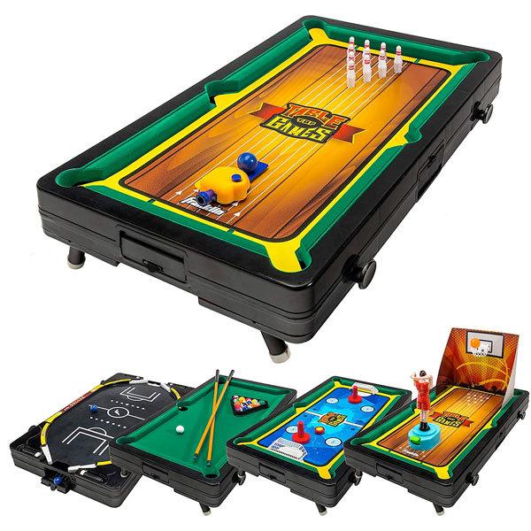 激安単価で 家 で 遊べる ゲーム 卓上 5in1 スポーツ センター ビリヤード サッカー バスケットボール ボウリング ホッケー テーブルトップ ゲーム 限定製作 Studiostodulky Cz