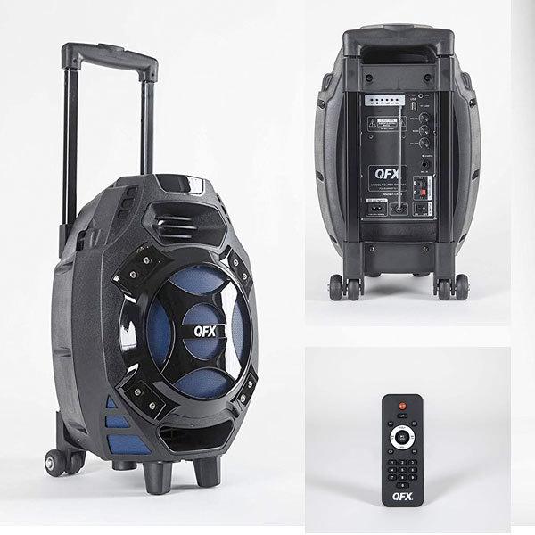 ポータブル Bluetooth スピーカー 屋外 パーティー サウンド システム QFX PBX61081BT/SI 71154アカムスYahoo!店 通販 Yahoo!ショッピング