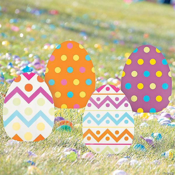 イースター 飾り 4点セット イースターエッグ カラフルたまご パネル スタンド ヤードサイン 屋外装飾 庭デコレーション パーティー イベント グッズ アカムスyahoo 店 通販 Yahoo ショッピング