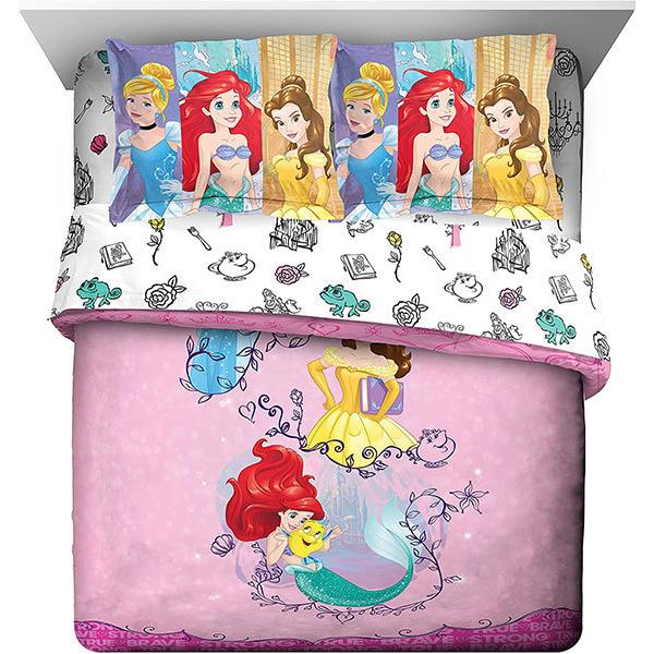 格安 ディズニー プリンセス 掛け布団 シーツ ダブルサイズ 7点セット Friendship Adventures 子供 部屋 寝具 アリエル ベル シンデレラ 即納特典付き Altammamfactory Com Jo