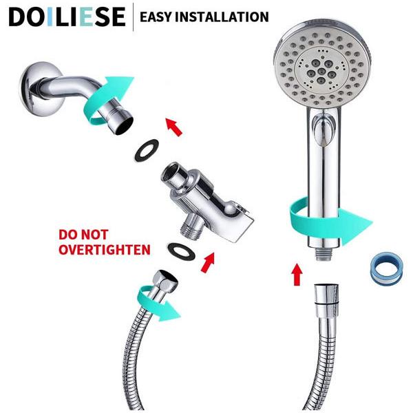 シャワーヘッド 高圧 6設定 オン/オフスイッチ ＆ スパ スプレーモード 海外 72010アカムスYahoo!店 通販