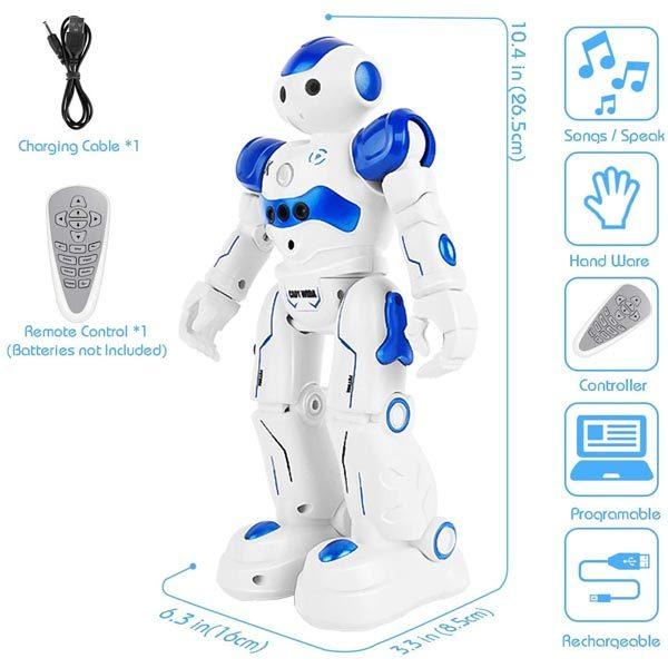 新作人気モデル リモコン おもちゃ ロボット プログラム可能 3歳から12歳 ジェスチャーセンシングロボット 踊る 歌う 英語 知育 超合金 ロボット Davambalacantt Com