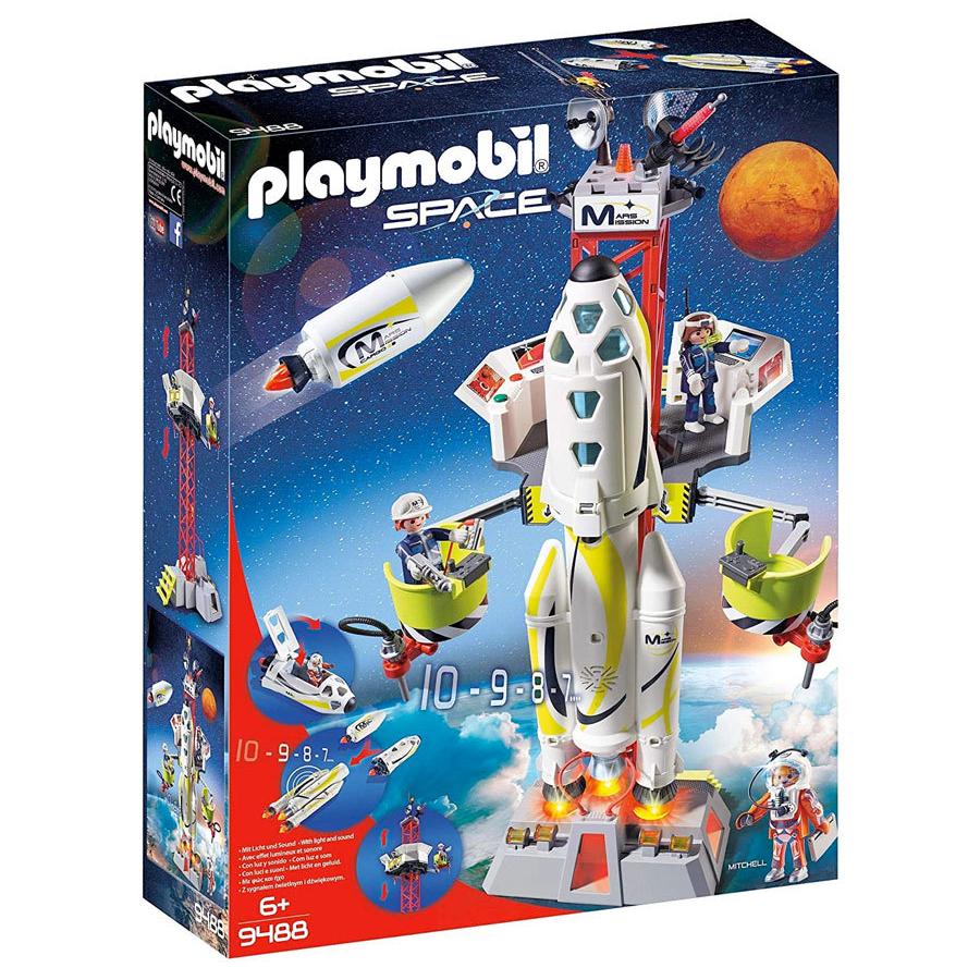 宇宙 ロケット 子供 おもちゃ プレイモービル ミッション ロケット 宇宙飛行士 ローンチ付き サウンド ライトアップ 6歳から アカムスyahoo 店 通販 Yahoo ショッピング