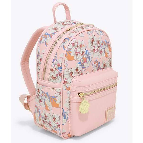 ディズニー リュック 母の日 アラジン ラジャー ミニバックパック ピンク 花柄 おしゃれ かわいい 小さめ フェイクレザー バッグ ラウンジフライ Loungefly アカムスyahoo 店 通販 Yahoo ショッピング