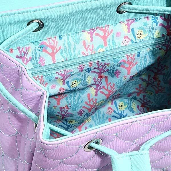 ディズニー リュック 母の日 アリエル ミニバックパック キルティング レディース おしゃれ かわいい 小さめ バッグ リトルマーメイド ラウンジフライ Loungefly アカムスyahoo 店 通販 Yahoo ショッピング
