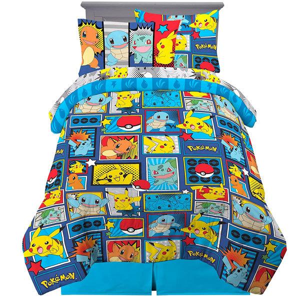 ポケモン 子供 至上 寝具 シングルサイズ 掛け布団 ポケットモンスター 子供部屋 ピカチュウ シーツ 5セット