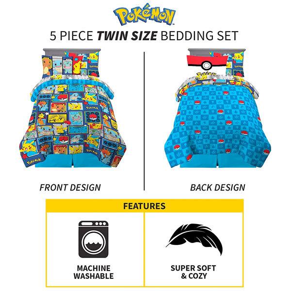 新生活 ポケモン 子供 寝具 シングルサイズ 掛け布団 シーツ 5セット 子供部屋 ピカチュウ ポケットモンスター アカムスyahoo 店 通販 Yahoo ショッピング