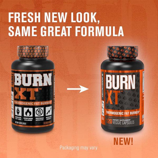 ダイエット サプリメント BurnXT サーモジェニックファットバーナー 120粒入 サポート カルニチン カテキン Jacked