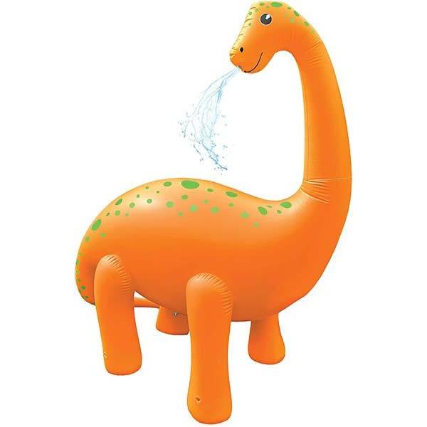 プール 家庭用 水遊び スプリンクラー シャワー オレンジダイナソー 
