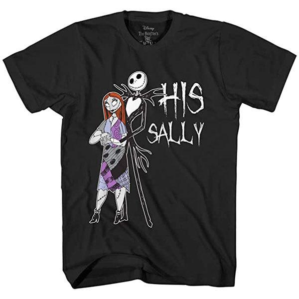 ディズニー ペアルック ナイトメアビフォアクリスマス Tシャツ グレー レディース メンズ 男女 カップル 夫婦 お揃い 双子コーデ サリー ジャック アカムスyahoo 店 通販 Yahoo ショッピング