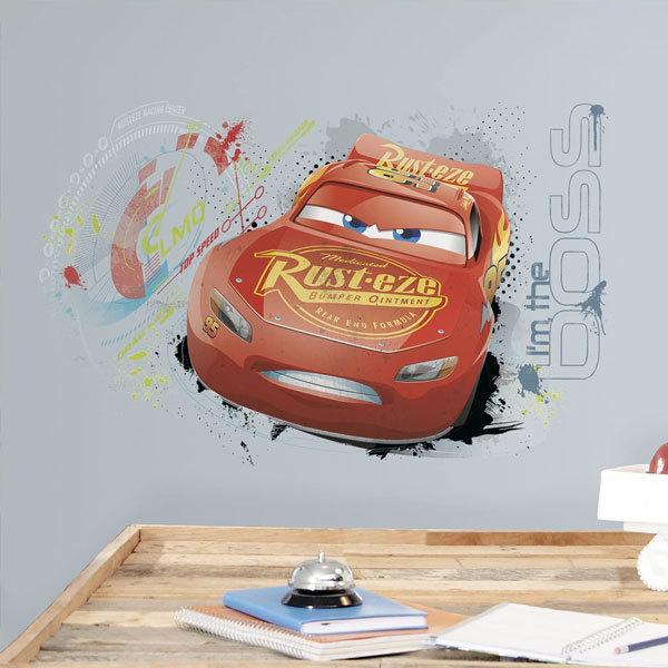 カーズ ライトニングマックィーン ウォールステッカー 子供部屋 男の子 ディズニー グッズ ピクサー ウォールステッカー Www Smarttradzt Com