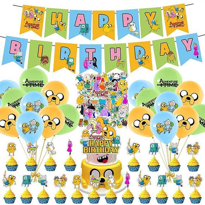 アドベンチャータイム 100アイテム バルーン 誕生日パーティー ステッカー パーティーデコレーション 飾り 誕生日 パーティー 子供 100個セット アカムスyahoo 店 通販 Yahoo ショッピング