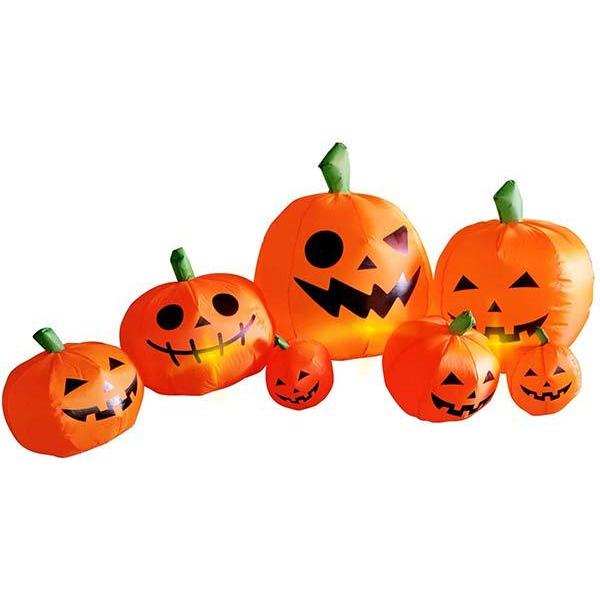 通販激安 ハロウィン 飾り 屋外 カボチャ 膨らむ 笑う カボチャ エアーブローン 膨らませる Led デコレーション 怖くない ジャックオランタン 243cm オーナメント オブジェ Dosquintetos Com