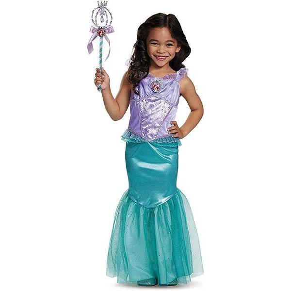 素敵な アリエル ディズニー コスプレ 仮装 ハロウィン 衣装 ディズニープリンセス リトル マーメイド コスチューム デラックス 子供 幼児 クラシック コスチューム衣装 サイズ M 7 8 Sohojapanesedining Com