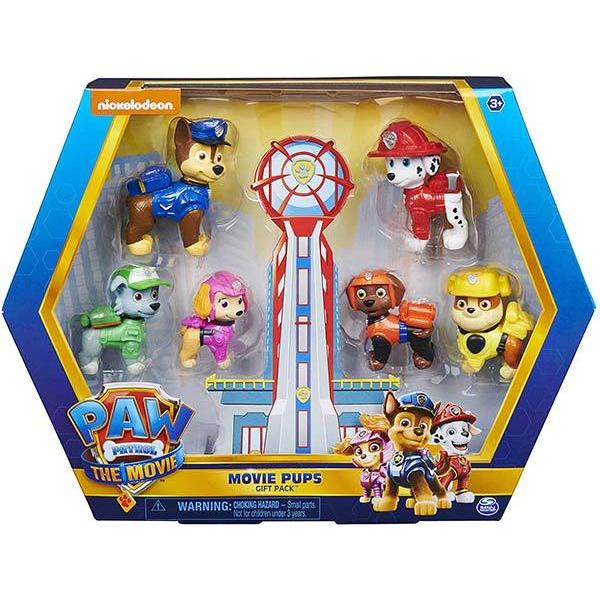 パウパトロール おもちゃ ザ ムービー フィギュア 6体セット 人形 チェイス マーシャル スカイ ラブル ロッキー ズーマ