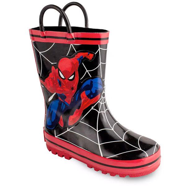 レインブーツ キッズ 長靴 スパイダーマン マーベル 子供用 ヒーロー アメコミ キャラクター 雨具 梅雨 グッズ 60 Off