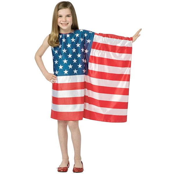アメリカ国旗 旗 子供用 コスチューム ドレス 米国 コスプレ 衣装 ハロウィン July4t 独立記念日 パーティ 741 アカムスyahoo 店 通販 Yahoo ショッピング