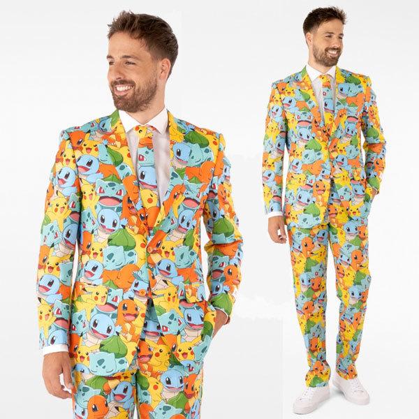 オッポスーツ ポケモン 派手 スーツ メンズ 舞台 衣装 パーティー イベント 目立つ